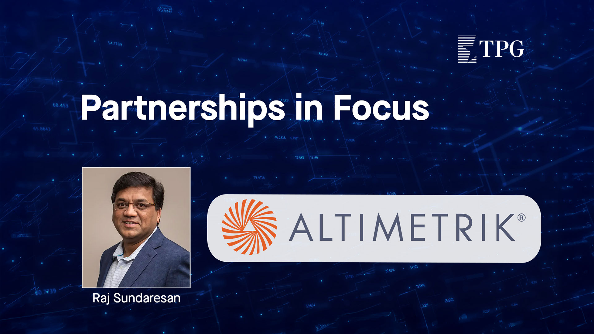 Partnership Perspectives from Raj Sundaresan, CEO of Altimetrik