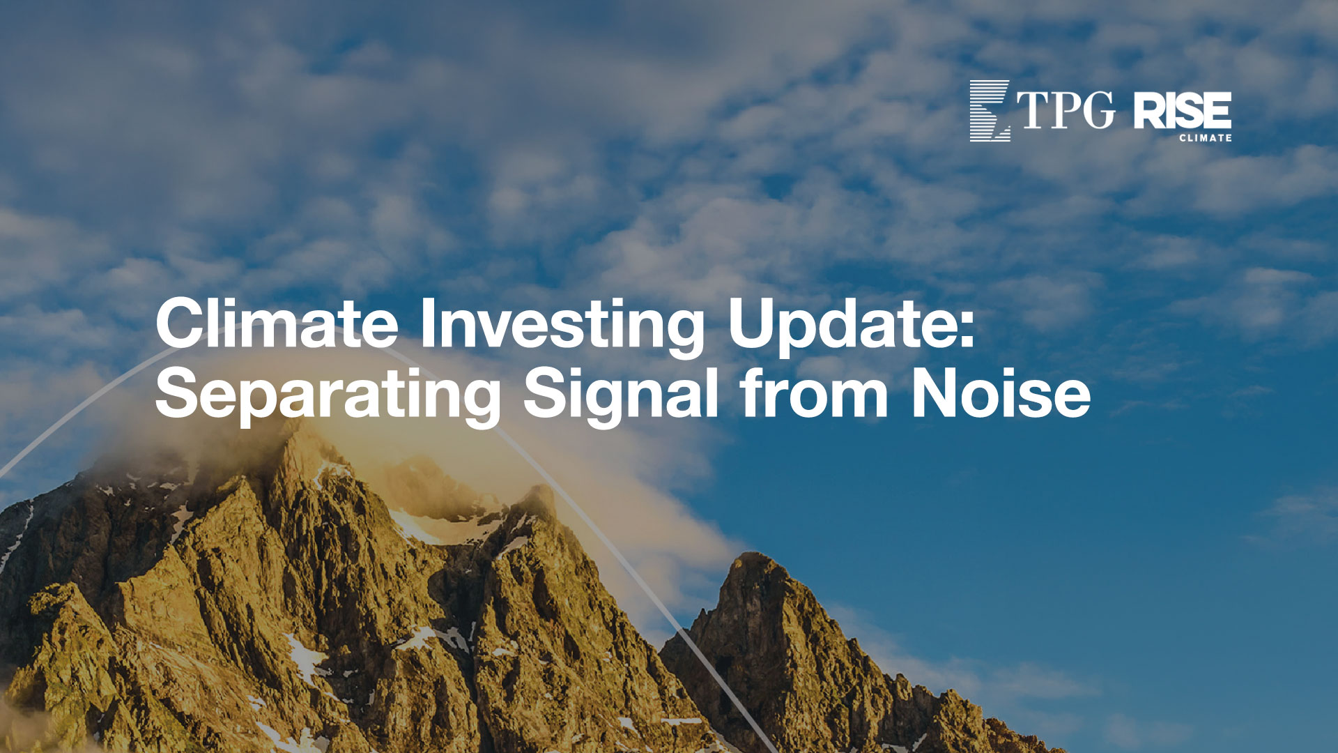 Climate Investing Update